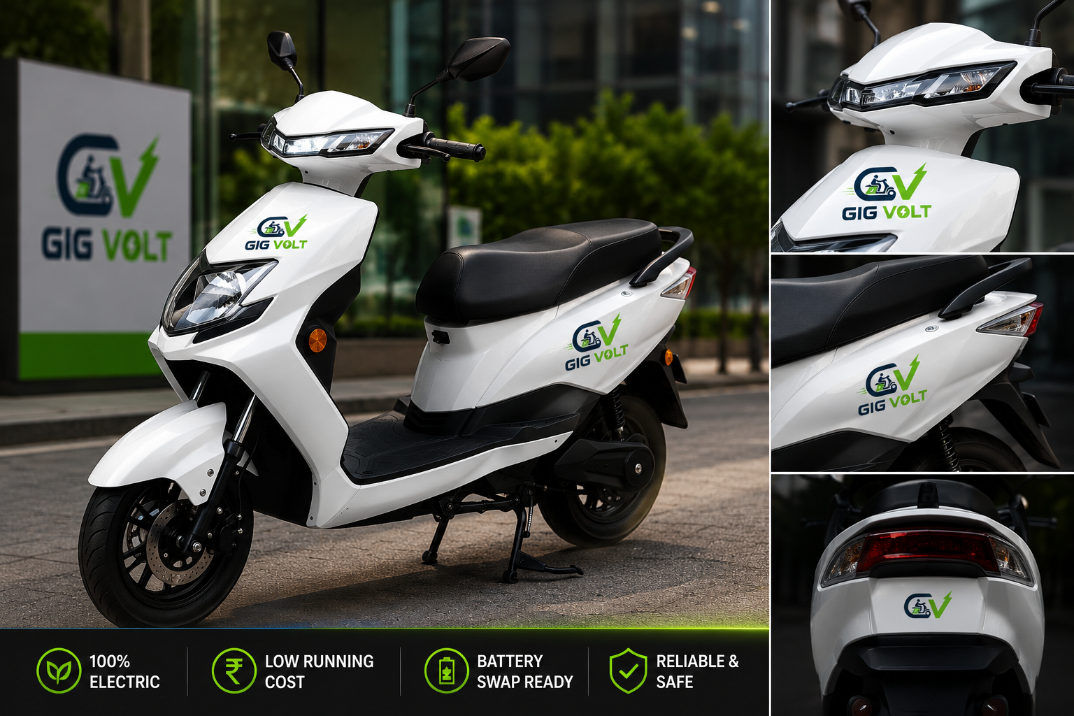 GigVolt electric scooter — Esprinto Romeo SL